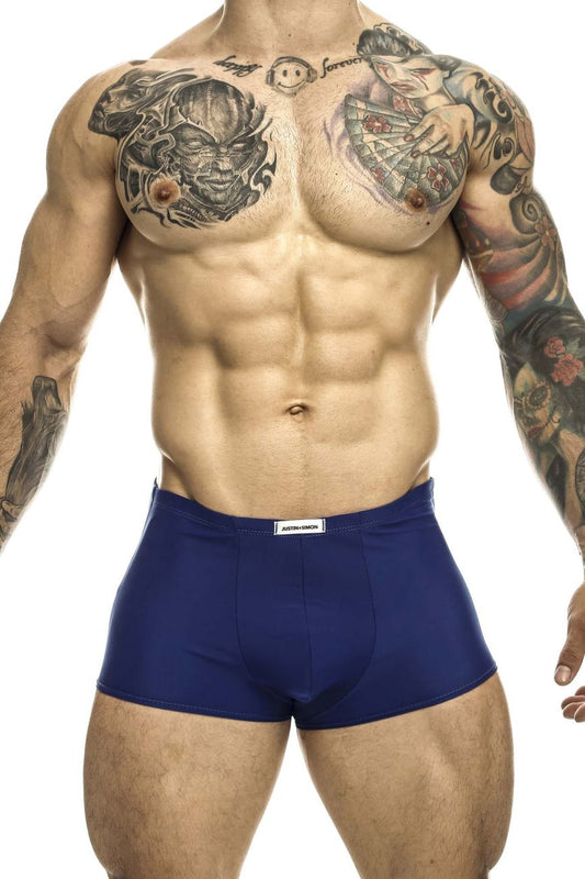 JUSTIN+SIMON Men's Underwear XSJ08 Classic Trunks Color Royal Blue