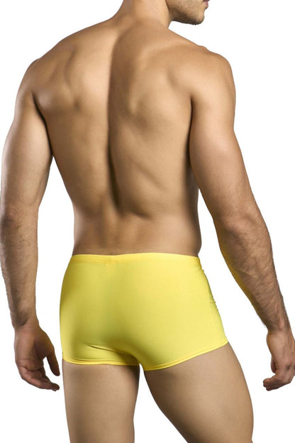 JUSTIN+SIMON Men's Underwear XSJ08 Classic Trunks Color Yellow