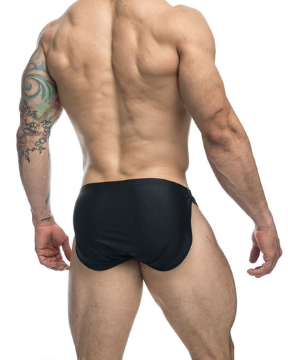 JUSTIN+SIMON Men's Underwear XSJ09 Running Shorts Color Black