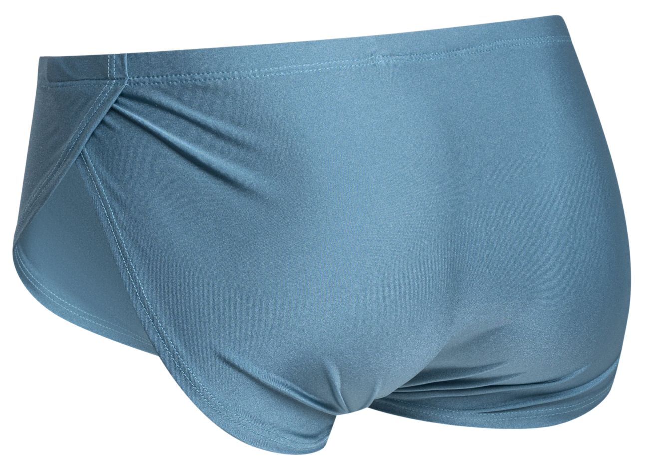 JUSTIN+SIMON Men's Underwear XSJ09 Running Shorts Color Metal Green