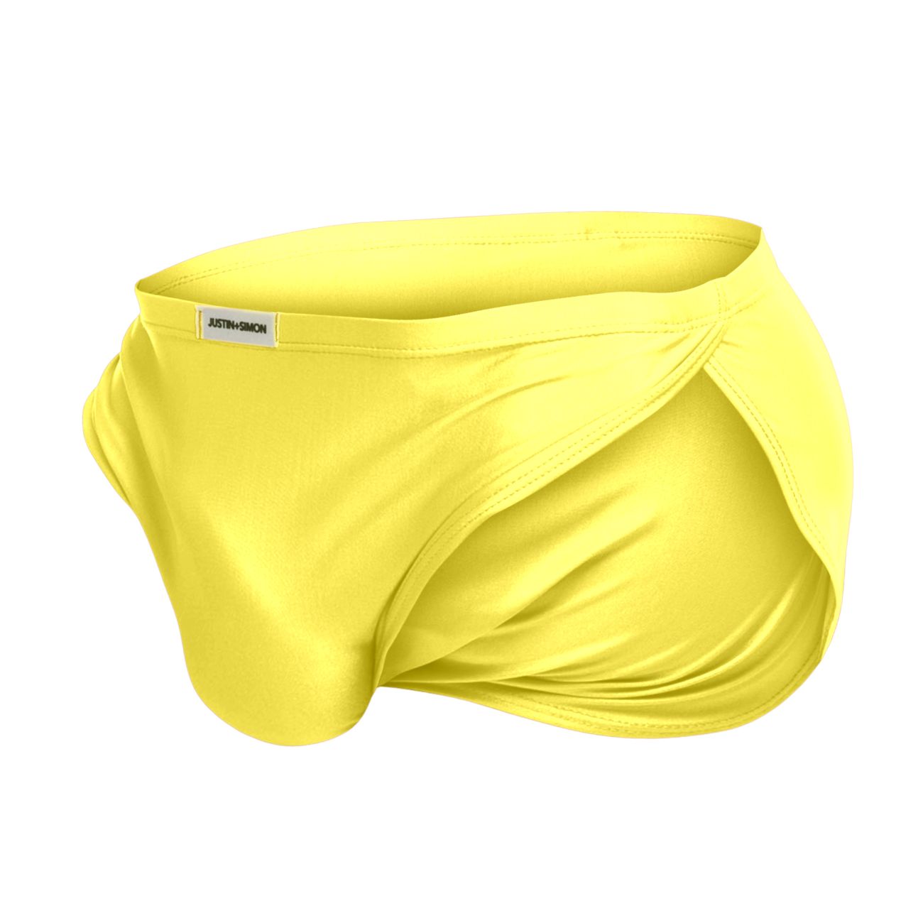 JUSTIN+SIMON Men's Underwear XSJ09 Running Shorts Color Yellow