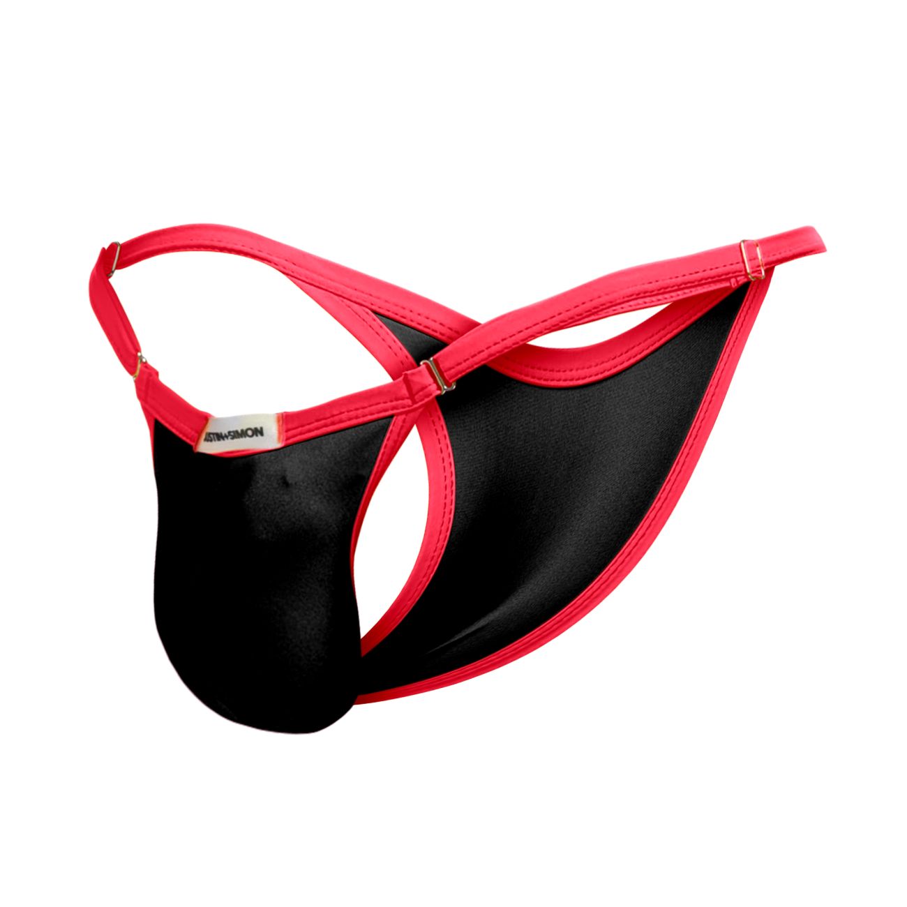 JUSTIN+SIMON Men's Underwear XSJ12 Bikini One Color Black