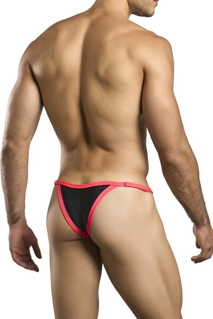 JUSTIN+SIMON Men's Underwear XSJ12 Bikini One Color Black