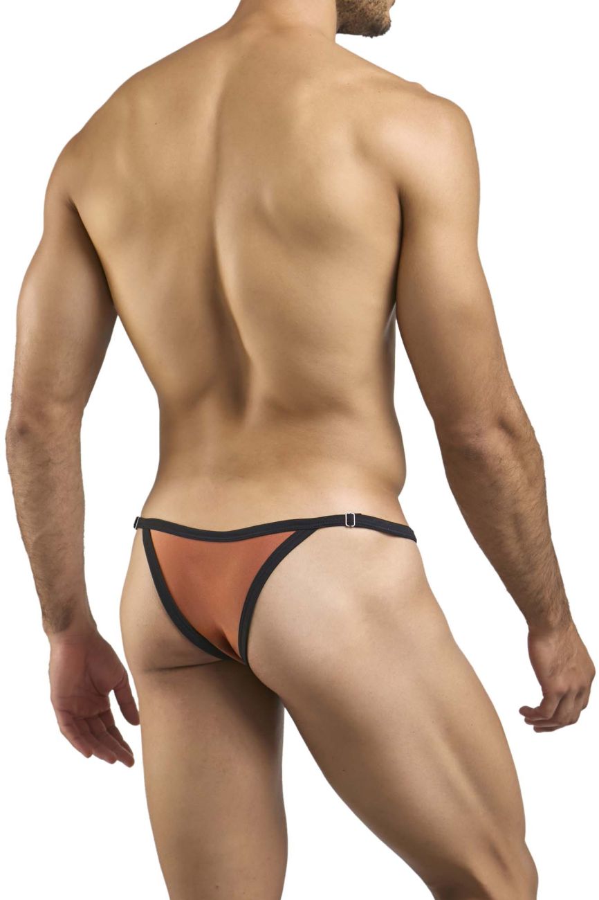 JUSTIN+SIMON Men's Underwear XSJ12 Bikini Color Ochre