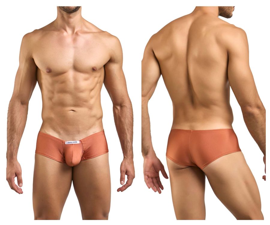JUSTIN+SIMON Men's Underwear XSJ13 Cheeky Bulge Boxer Color Ochre