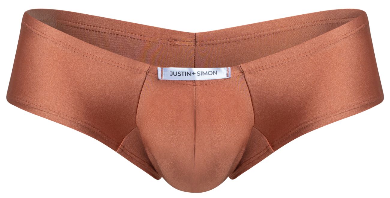 JUSTIN+SIMON Men's Underwear XSJ13 Cheeky Bulge Boxer Color Ochre