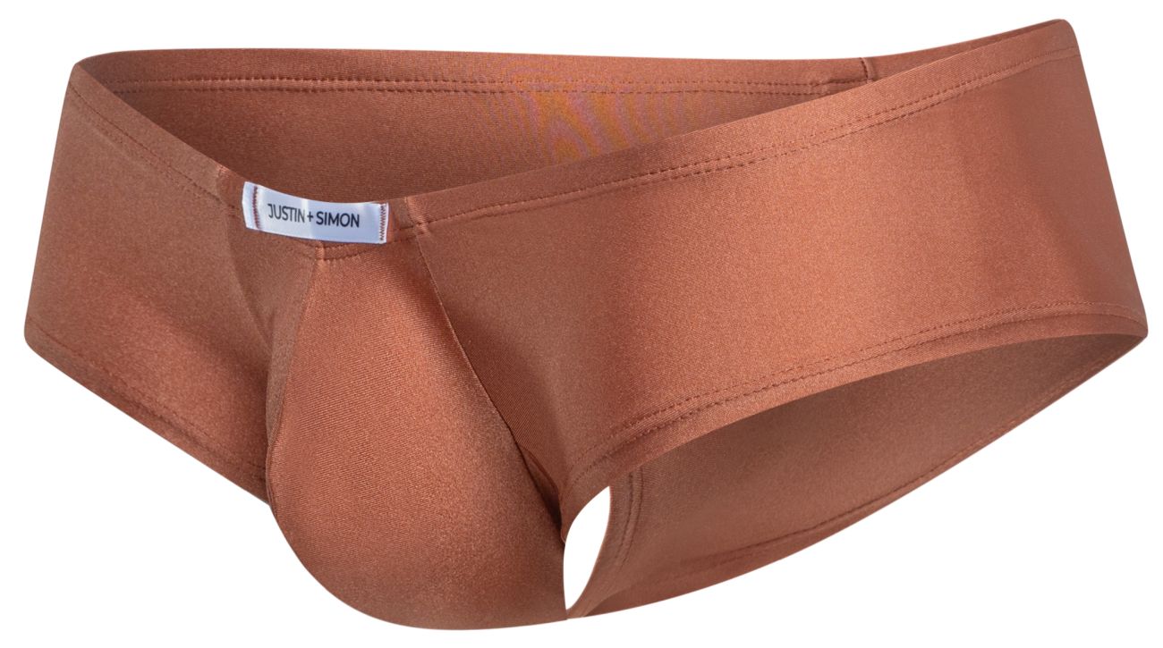 JUSTIN+SIMON Men's Underwear XSJ13 Cheeky Bulge Boxer Color Ochre
