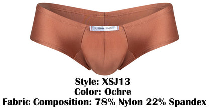 JUSTIN+SIMON Men's Underwear XSJ13 Cheeky Bulge Boxer Color Ochre