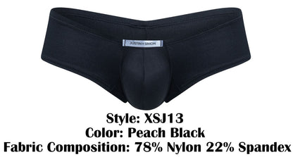 Cheeky Bulge Boxer Peach Black Trunk - view 8