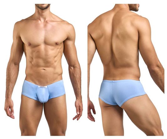 JUSTIN+SIMON Men's Underwear XSJ13 Cheeky Bulge Boxer Color Peach Blue