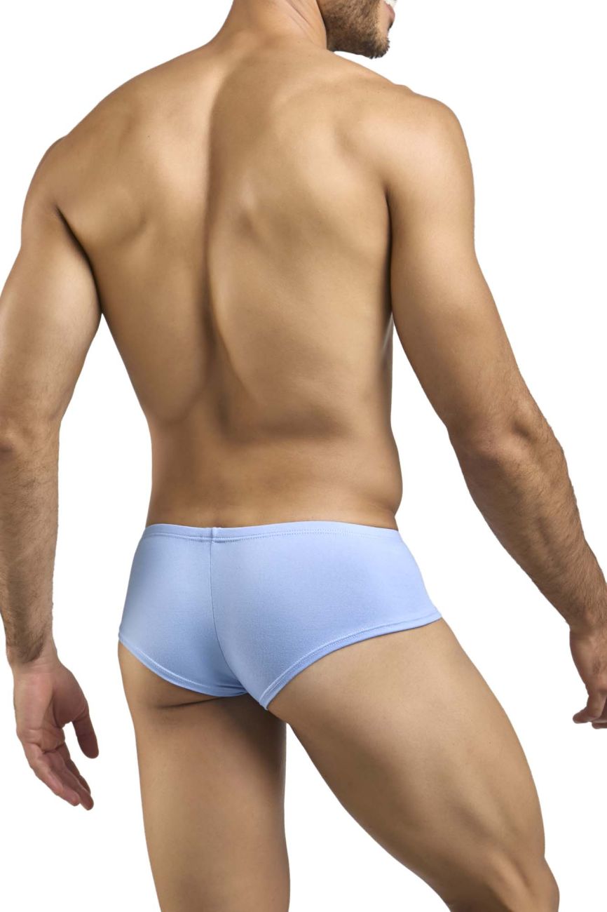 JUSTIN+SIMON Men's Underwear XSJ13 Cheeky Bulge Boxer Color Peach Blue