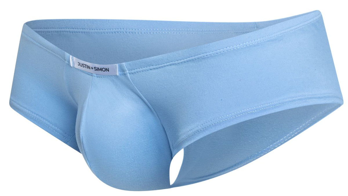 Cheeky Bulge Boxer Peach Blue Trunk - view 6