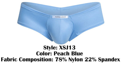 Cheeky Bulge Boxer Peach Blue Trunk - view 8