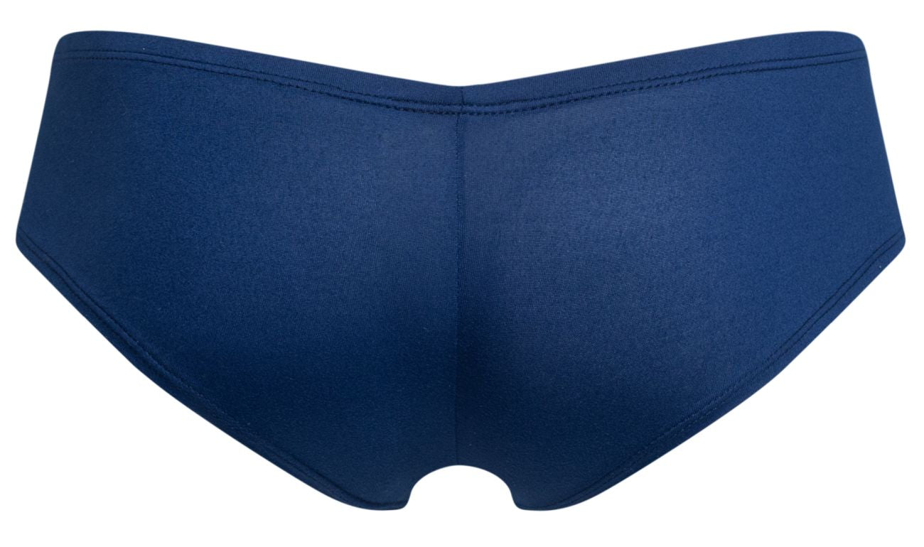 JUSTIN+SIMON Men's Underwear XSJ13 Cheeky Bulge Boxer Color Peach Navy