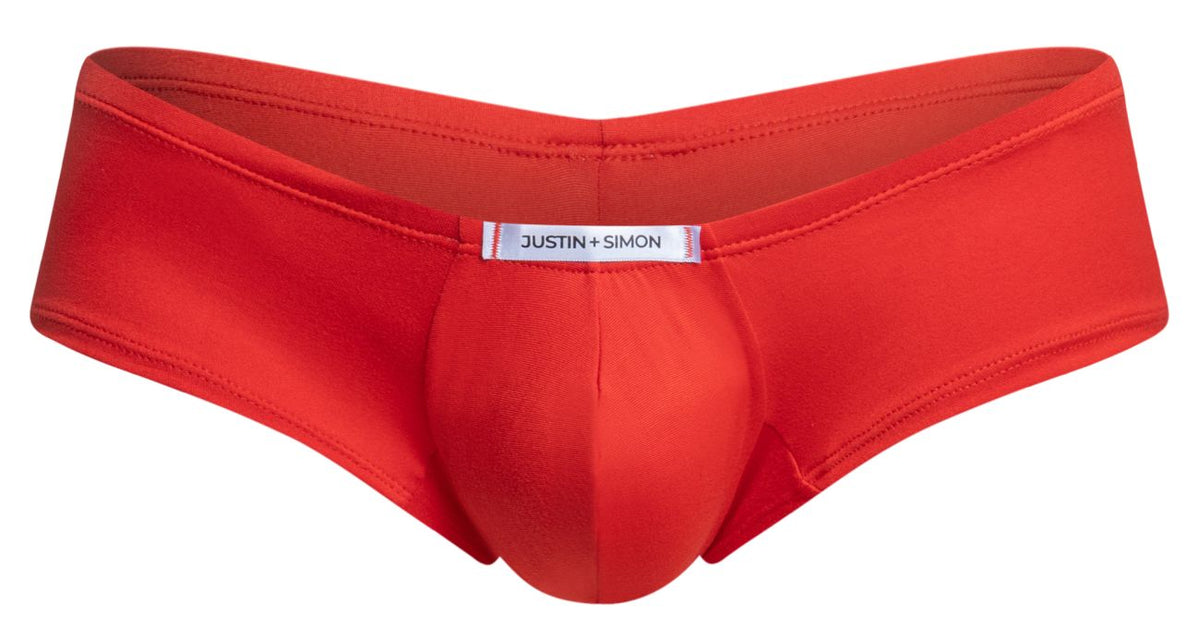 Cheeky Bulge Boxer Peach Red Trunk - view 5
