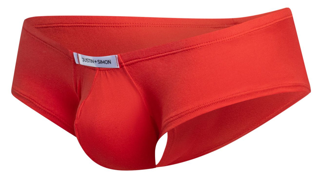 Cheeky Bulge Boxer Peach Red Trunk - view 6