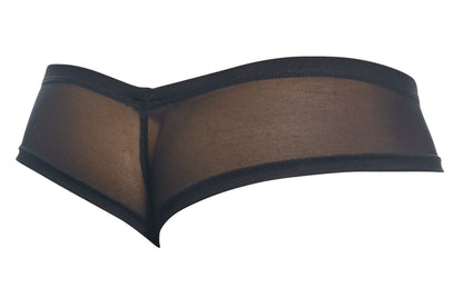 JUSTIN+SIMON Men's Underwear XSJ22 Cheek Briefs Color Black