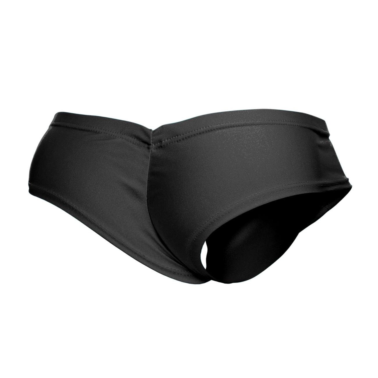 JUSTIN+SIMON Men's Underwear XSJ22 Cheek Briefs Color Black