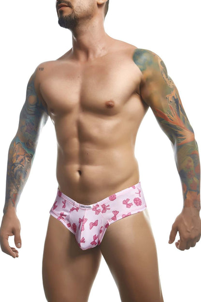 JUSTIN+SIMON Men's Underwear XSJ22 Cheek Briefs Color Coquette