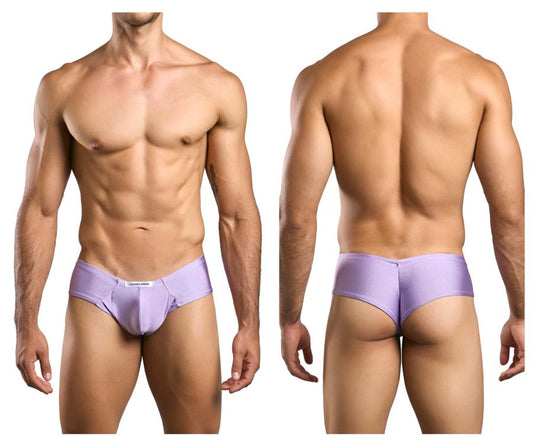 JUSTIN+SIMON Men's Underwear XSJ22 Cheek Briefs Color Lilac