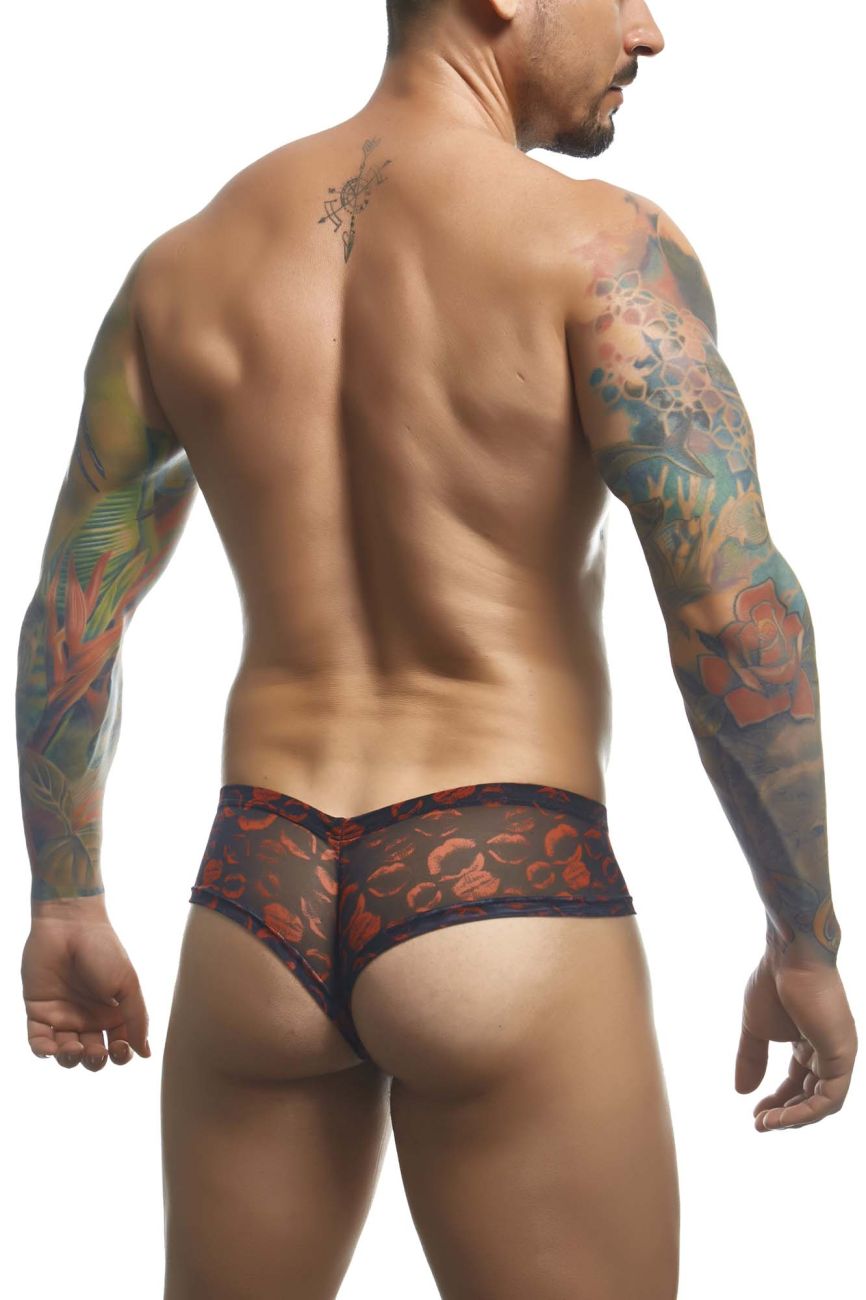 JUSTIN+SIMON Men's Underwear XSJ22 Cheek Briefs Color Lips