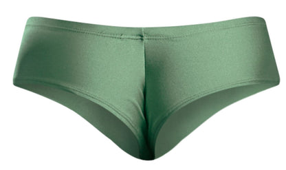 JUSTIN+SIMON Men's Underwear XSJ22 Cheek Briefs Color New Green