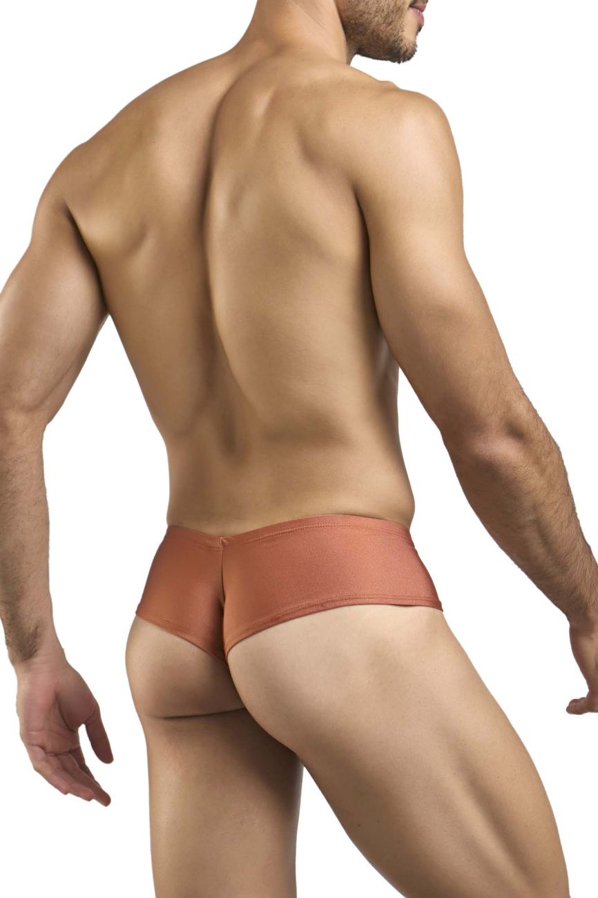 JUSTIN+SIMON Men's Underwear XSJ22 Cheek Briefs Color Ochre