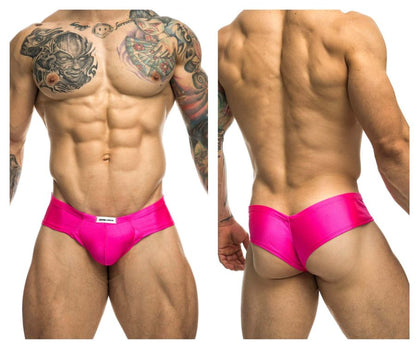 JUSTIN+SIMON Men's Underwear XSJ22 Cheek Briefs Color Pink