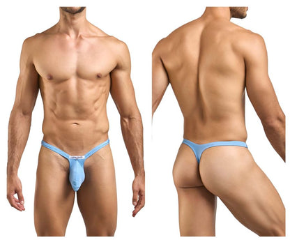 Bulge Baby Blue Thong - view 1