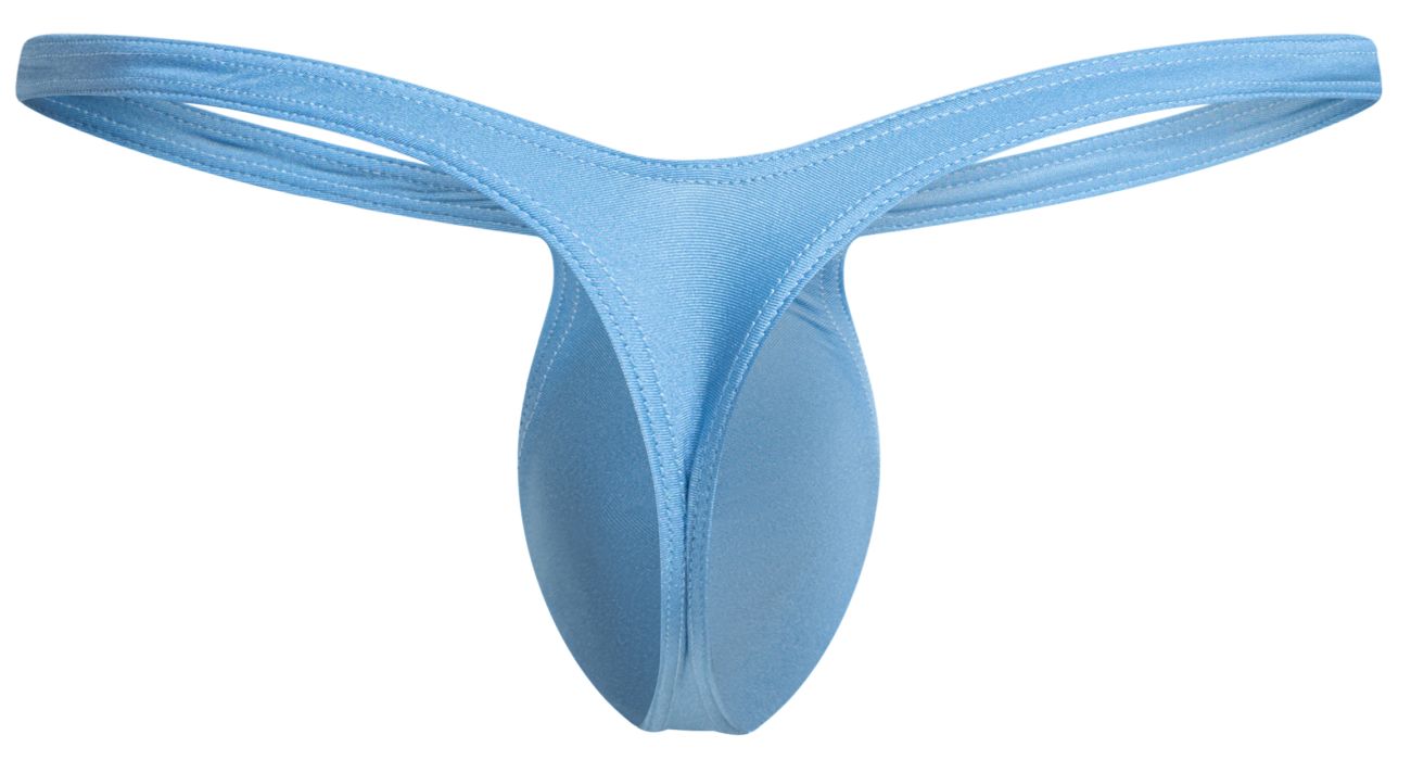 JUSTIN+SIMON Men's Underwear XSJBU02 Bulge Thongs Color Baby Blue