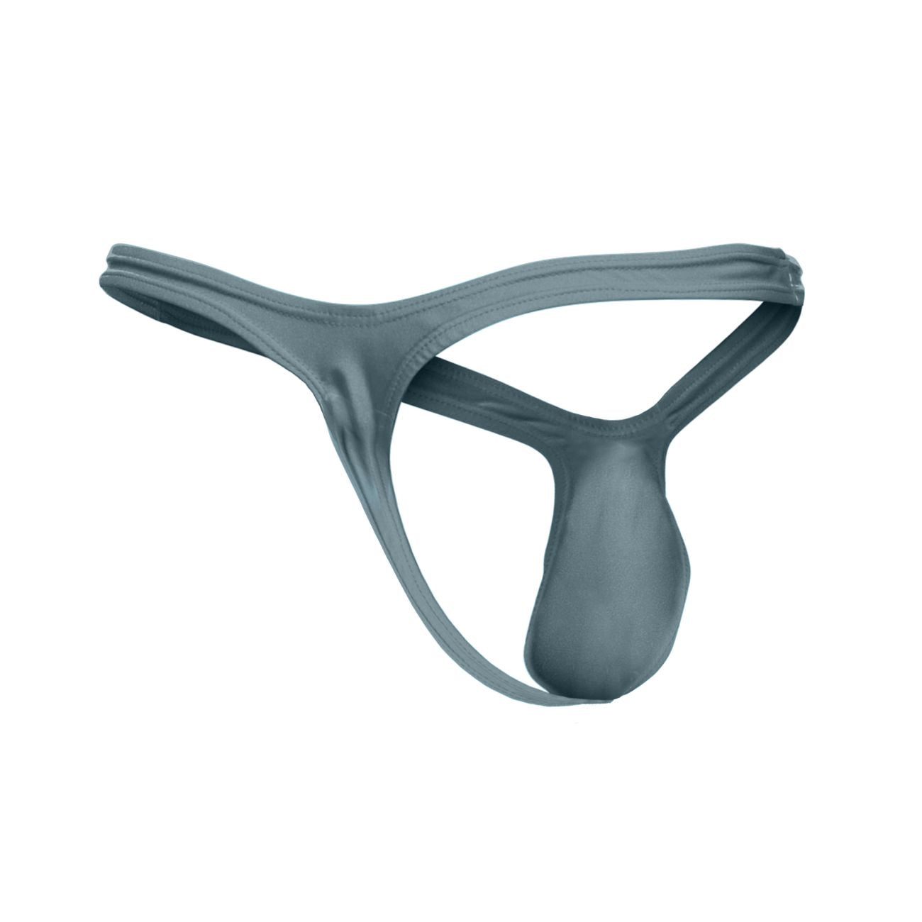 JUSTIN+SIMON Men's Underwear XSJBU02 Bulge Thongs Color Metal Green