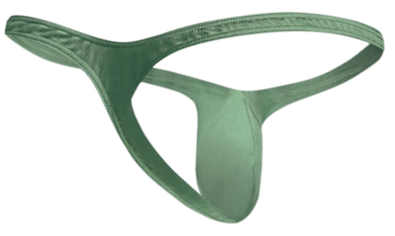 JUSTIN+SIMON Men's Underwear XSJBU02 Bulge Thongs Color New Green