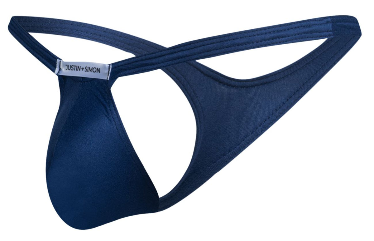 Bulge Peach Navy Thong - view 6