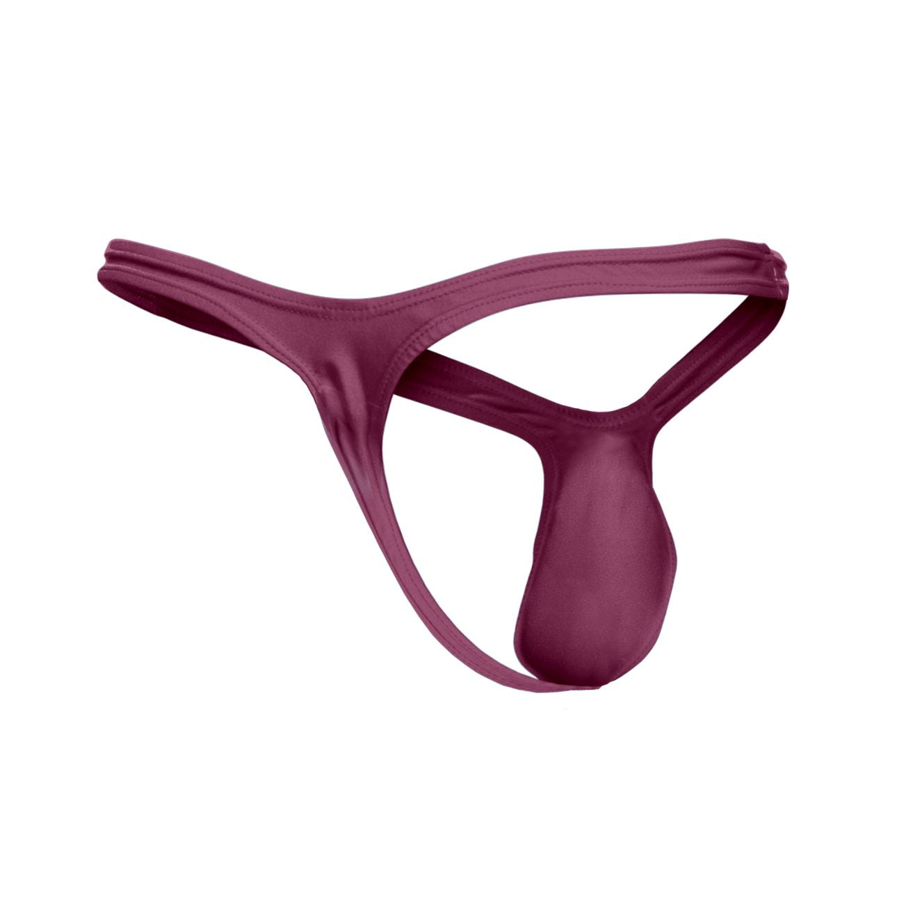 JUSTIN+SIMON Men's Underwear XSJBU02 Bulge Thongs Color Wine