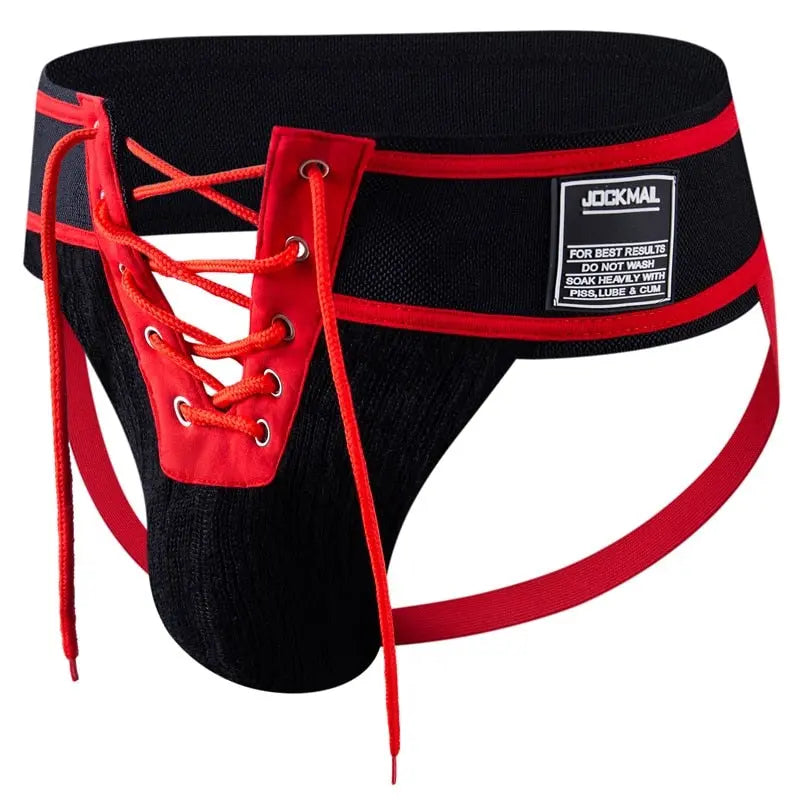 Jockmail Football Lace Up Jockstrap