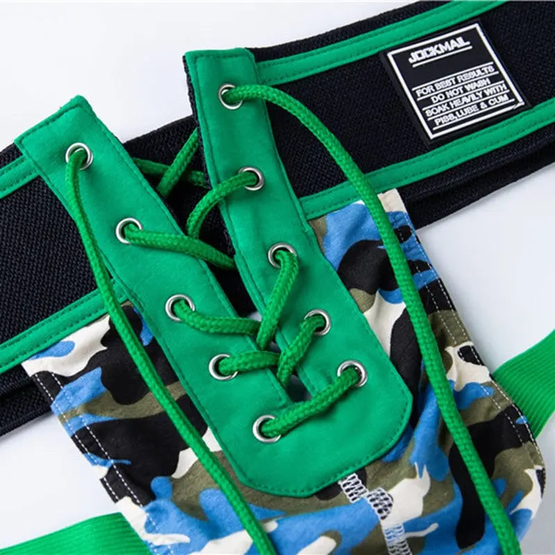 Jockmail Football Lace Up Jockstrap