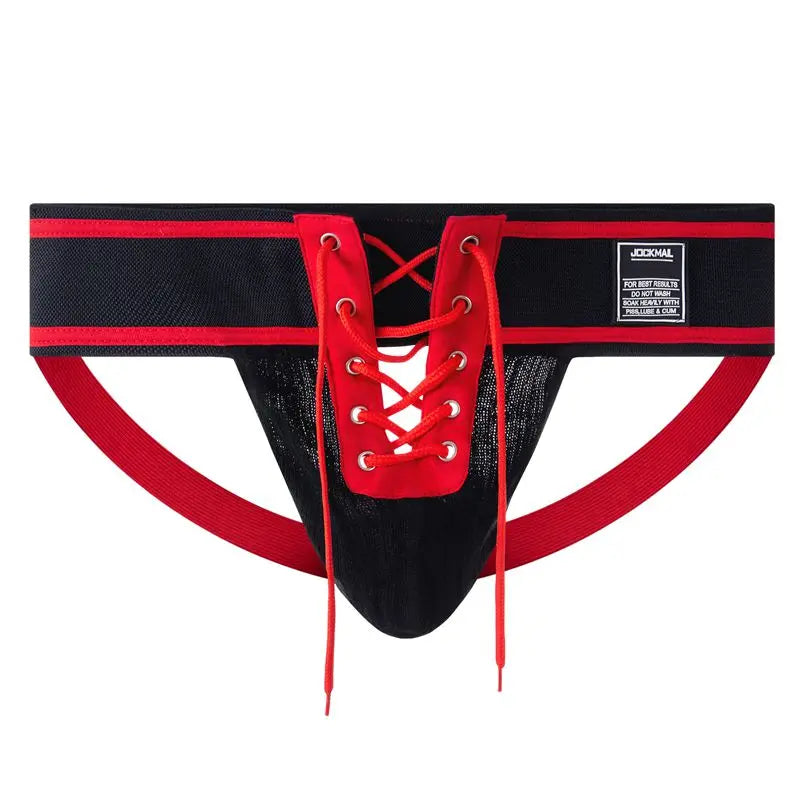 Jockmail Football Lace Up Jockstrap