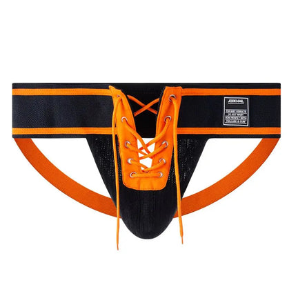 Jockmail Football Lace Up Jockstrap - view 2