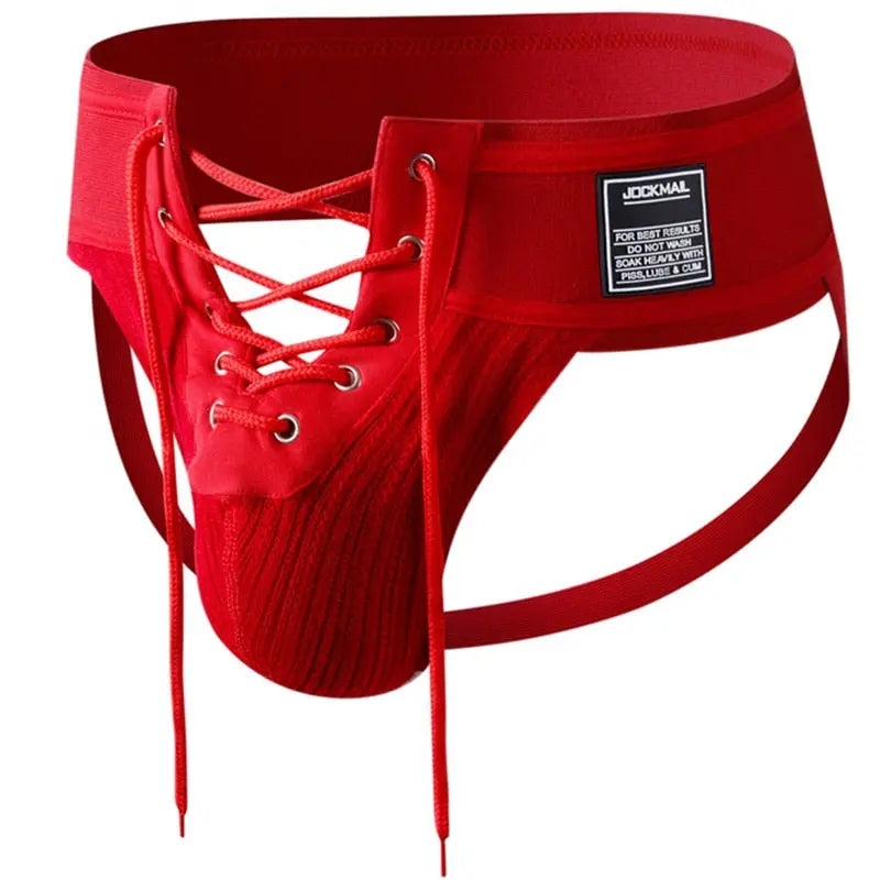 Jockmail Football Lace Up Jockstrap