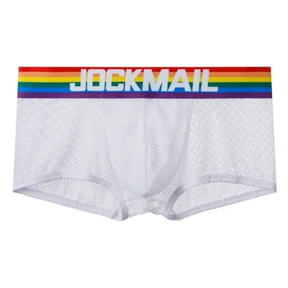 Jockmail Rainbow Mesh Trunks - view 2