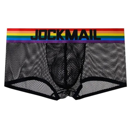 Jockmail Rainbow Mesh Trunks - view 4