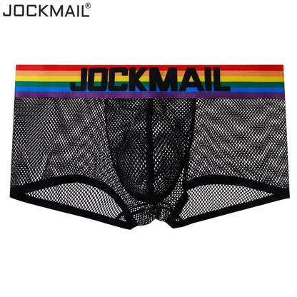 Jockmail Rainbow Mesh Trunks - view 5