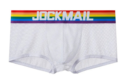 Jockmail Rainbow Mesh Trunks - view 6