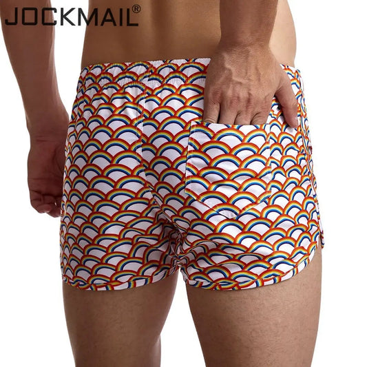 Jockmail Rainbow Party Show Swim Shorts