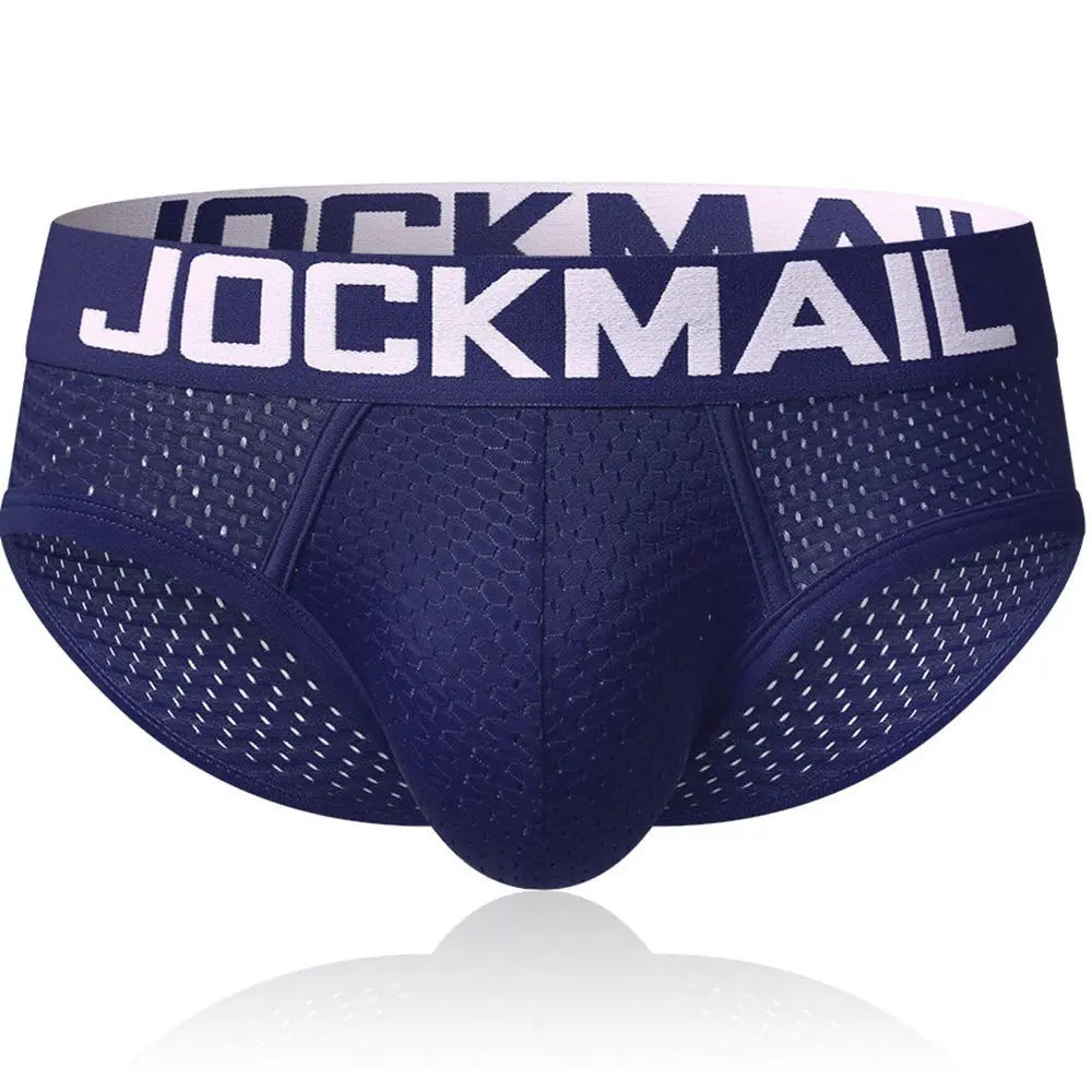 Jockmail Solid Mesh Briefs