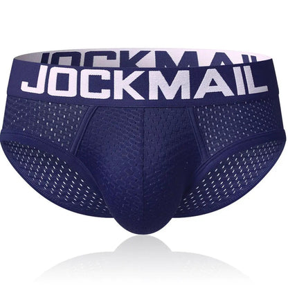 Jockmail Solid Mesh Briefs