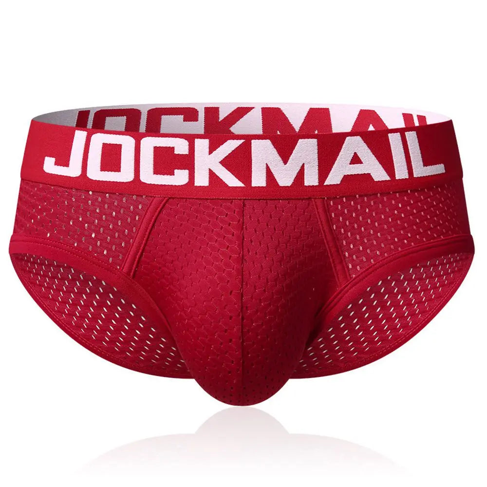 Jockmail Solid Mesh Briefs