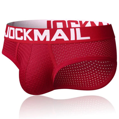 Jockmail Solid Mesh Briefs