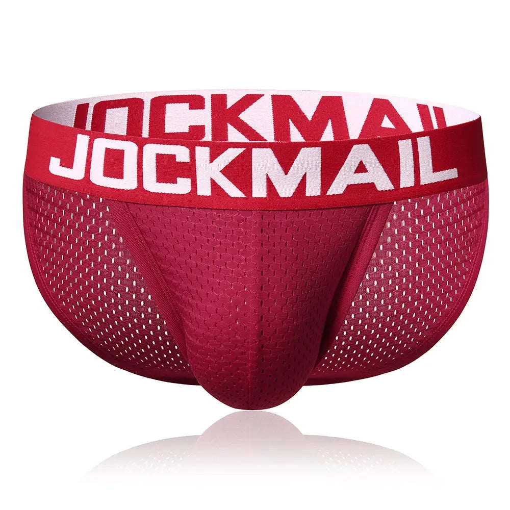 Jockmail Solid Mesh Sport Brief