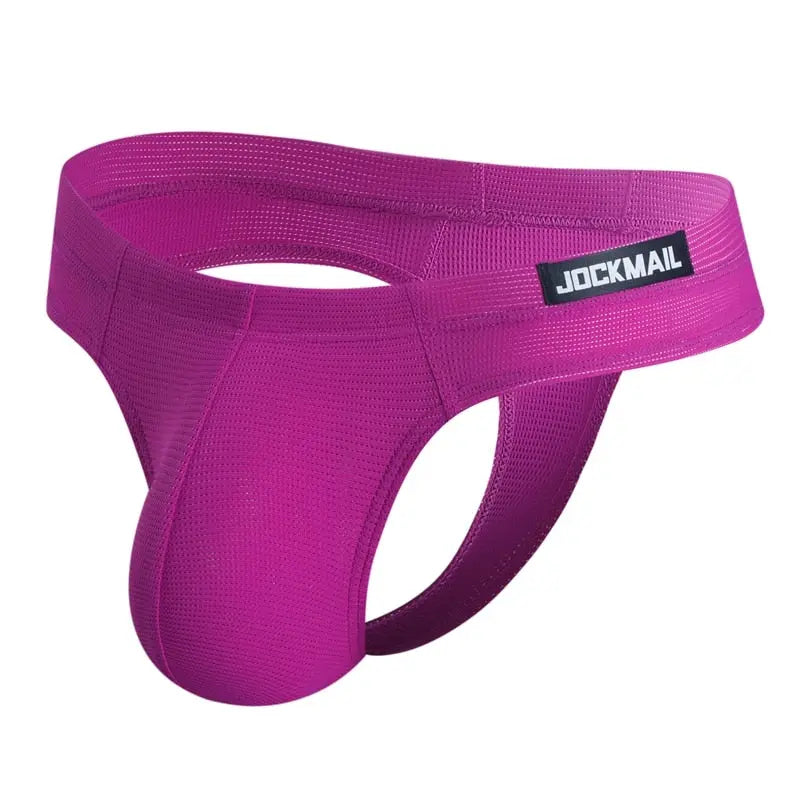 Jockmail Solid Mesh Thong